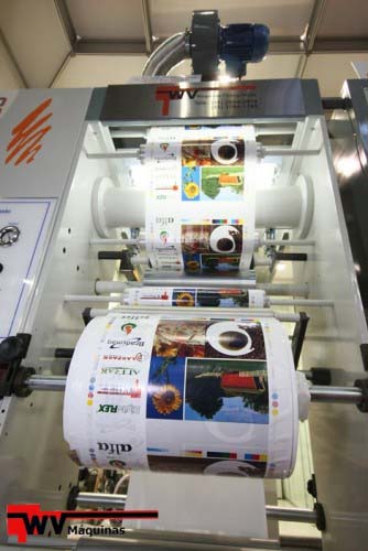 Impressora flexográfica 8 cores